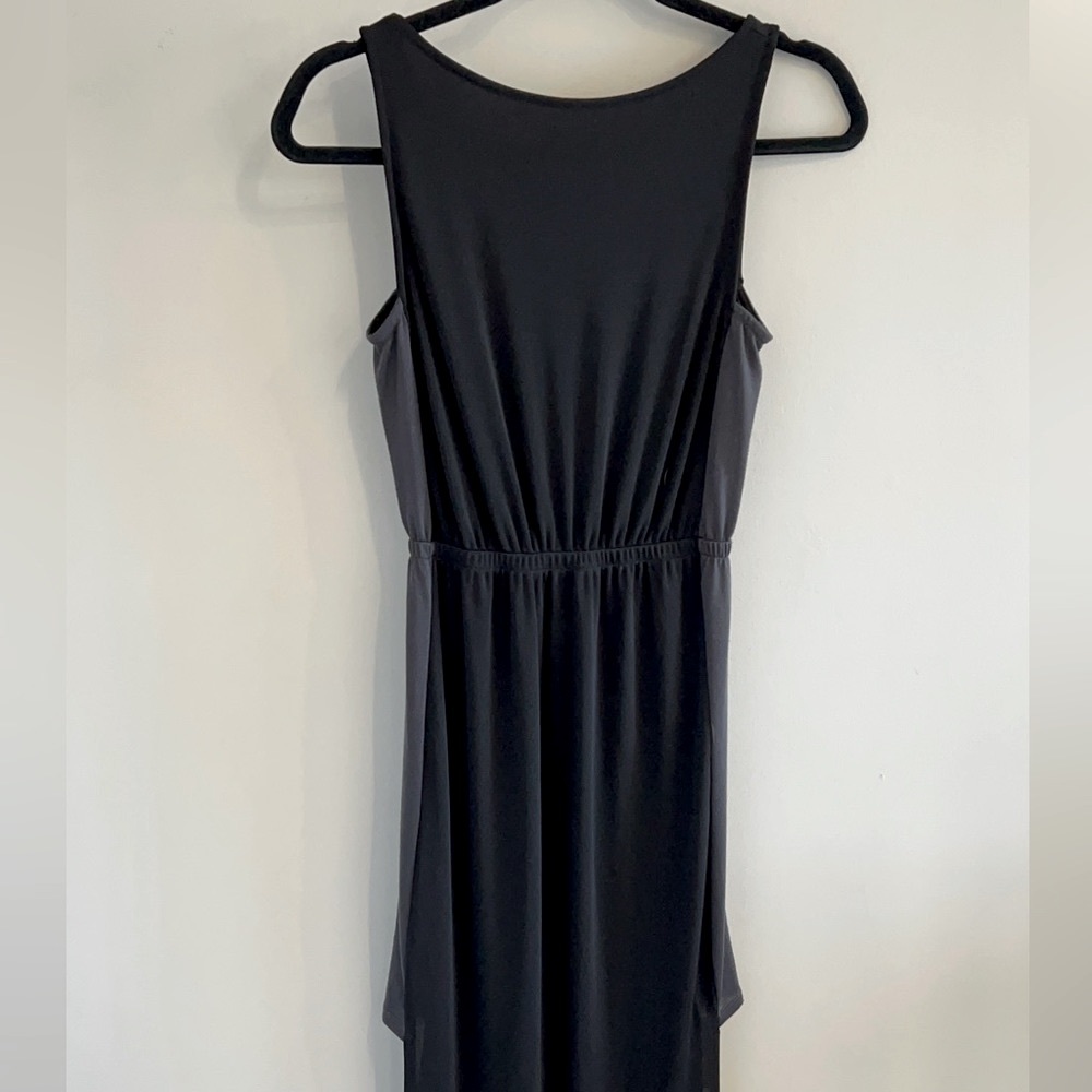 Zara Black Black Sleeveless Long Maxi Dress.